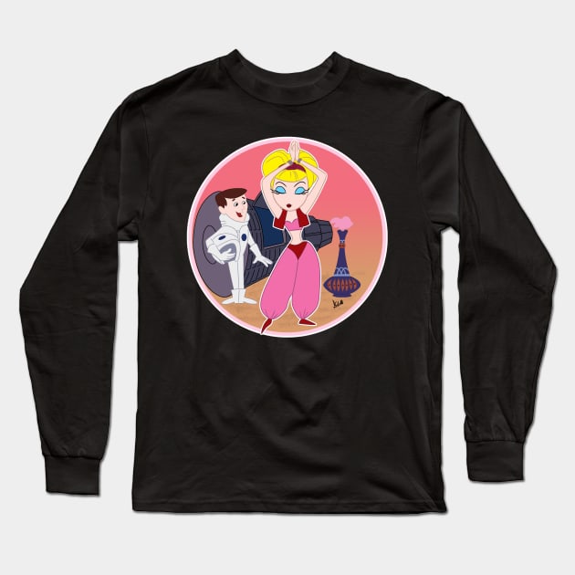 I Dream of Jeannie Long Sleeve T-Shirt by AlanSchell76